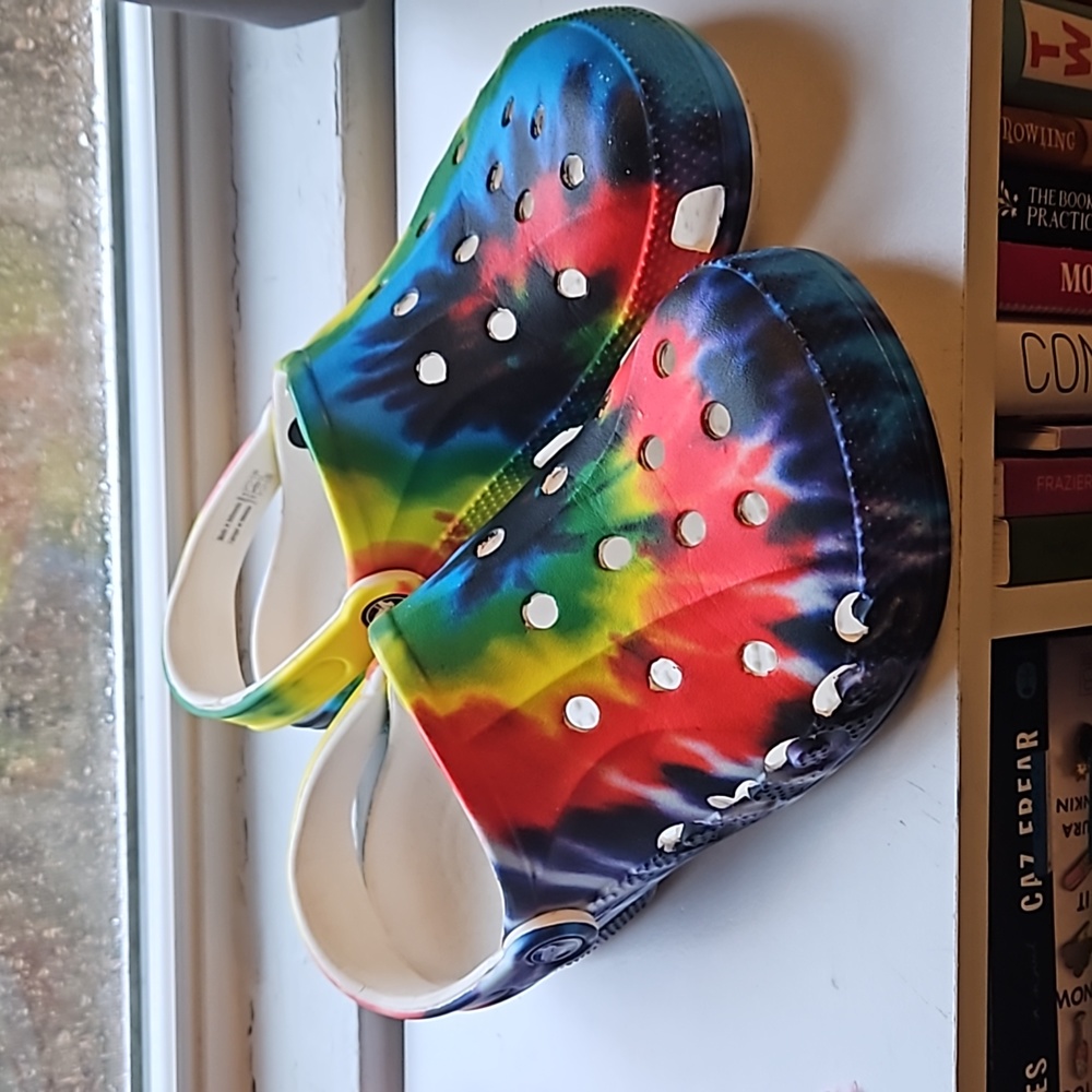 Rainbow Crocs